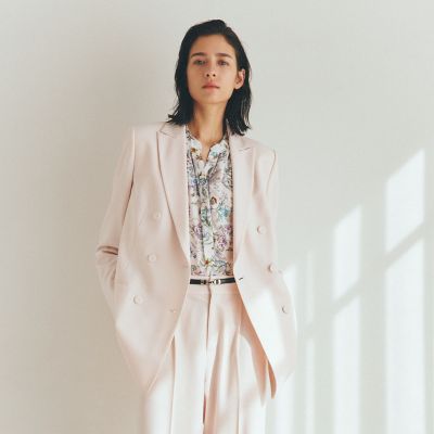 ＜Paul Stuart (Women)＞【Ｐｒｅｃｉｏｕｓ掲載】ウールポリエステルストレッチ　ジャケット