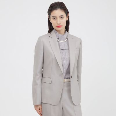 ＜Paul Stuart (Women)＞【ＷＥＢ・一部店舗限定／防しわ性】ライトダブルウールＩＶ　ジャケット