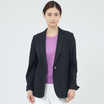 ＜Paul Stuart (Women)＞【ＷＥＢ・一部店舗限定】【ウォッシャブル】エアリージャージ　ジャケット