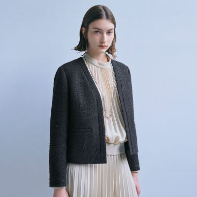 ＜Paul Stuart (Women)＞フィルムモールツイード　ジャケット