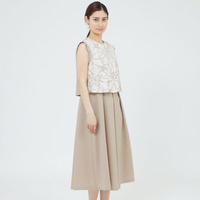 WEB・一部店舗限定／ウォッシャブル】フラワーコードレース 