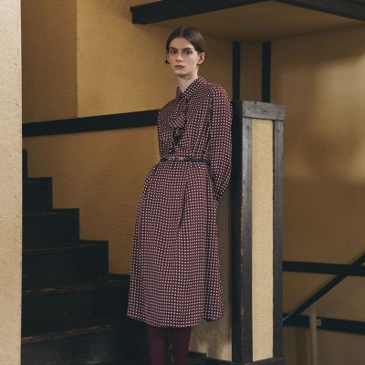 Nikkei magazine掲載】【ウォッシャブル】ラインドット