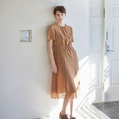 ウォッシャブル】ランダムドット ワンピース | Paul Stuart (Women