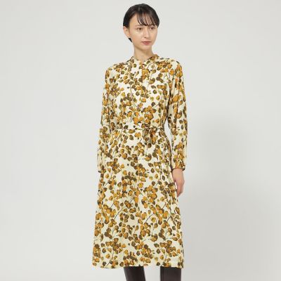 ＜Paul Stuart (Women)＞【ウォッシャブル】グラデーションフラワー　ワンピース