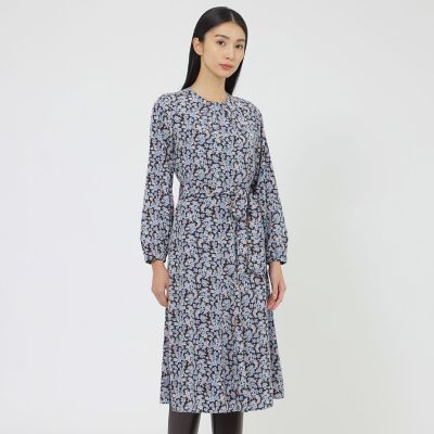 ＜Paul Stuart (Women)＞【ＷＥＢ・一部店舗限定／ウォッシャブル】スモールフラワー　ワンピース