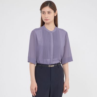 ＜Paul Stuart (Women)＞【ウォッシャブル】シフォンジョーゼット　ブラウス