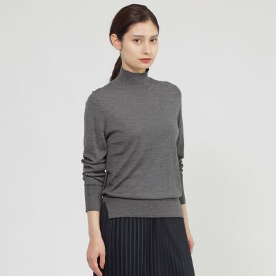 ＜Paul Stuart (Women)＞【ｅｃｌａｔ掲載】【ウォッシャブル】ファインメリノウール　プルオーバー