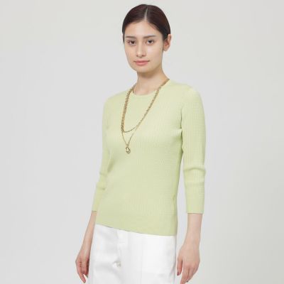 ＜Paul Stuart (Women)＞【ウォッシャブル】レーヨンストレッチ　プルオーバー