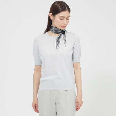 ＜Paul Stuart (Women)＞【ウォッシャブル】コットン　プルオーバー