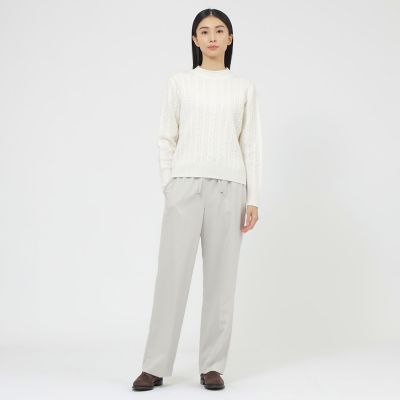 ウールカシミヤケーブル プルオーバー | Paul Stuart (Women)/ポール