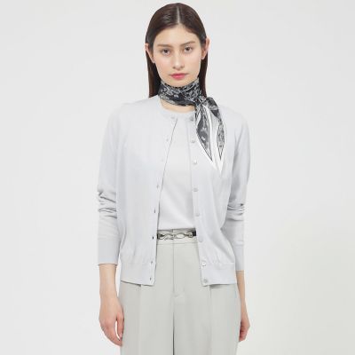 ＜Paul Stuart (Women)＞【ウォッシャブル】コットン　カーディガン