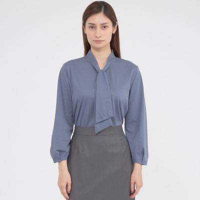 ＜Paul Stuart (Women)＞【ウォッシャブル／接触冷感】ウーヴンジャージー　プルオーバー