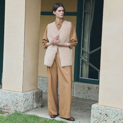 美品ポールスチュアート、ウール混パンツスーツ、サイズ４、S。 STUART'S TRAVELER」 ウールモクロディスラックス(パンツ)｜Paul