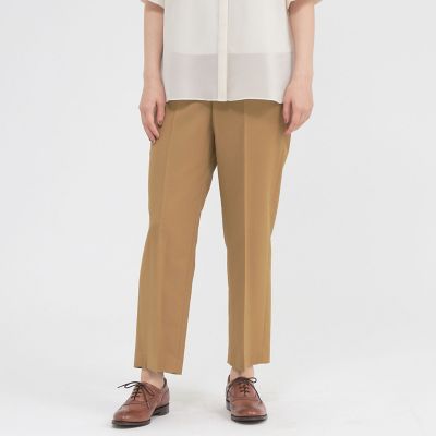 ＜Paul Stuart (Women)＞【ウォッシャブル／防しわ性】エアリーツイル　パンツ