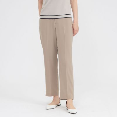 ＜Paul Stuart (Women)＞【ウォッシャブル】トリアセジョーゼット　パンツ