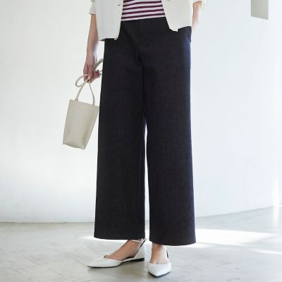 Precious掲載】【ウォッシャブル】ストレッチデニム パンツ
