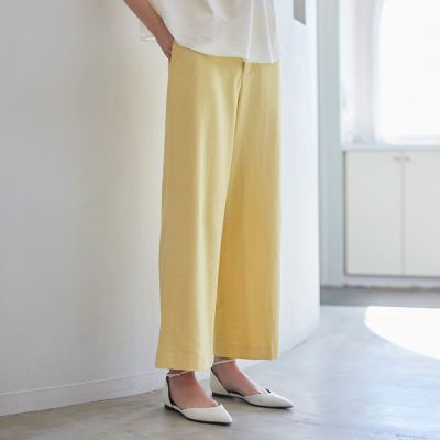 【house on the hill】yellow flower パンツセット WEB・一部店舗限定／ウォッシャブル】ドライオックス パンツ | Paul