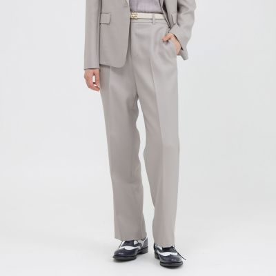 ＜Paul Stuart (Women)＞【ＷＥＢ・一部店舗限定／防しわ性】ライトダブルウールＩＶ　パンツ