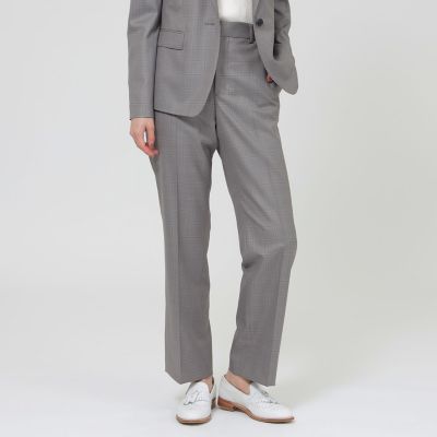 ＜Paul Stuart (Women)＞【Ｎｉｋｋｅｉ　Ｍａｇａｚｉｎｅ掲載】【ファーストシリーズ】プレミアム格子　パンツ