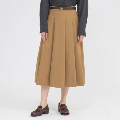 ＜Paul Stuart (Women)＞【ウォッシャブル／防しわ性】エアリーツイル　スカート