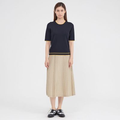 ウォッシャブル】幾何学プリントジャカード スカート | Paul Stuart