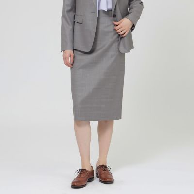 ＜Paul Stuart (Women)＞【ファーストシリーズ】プレミアム格子　スカート