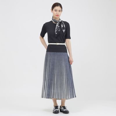 松島花さん着用】【ウォッシャブル】サークルレース風プリント