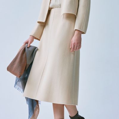 ＜Paul Stuart (Women)＞リバーウール　スカート