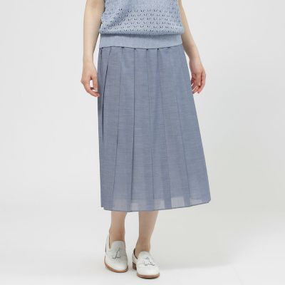 ＜Paul Stuart (Women)＞【ウォッシャブル】ローンルックス　スカート