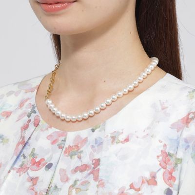 ＜Paul Stuart (Women)＞チェーンパールネックレス