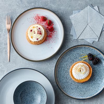 スタジオグレイ ホワイト ミディアム クープ プレート