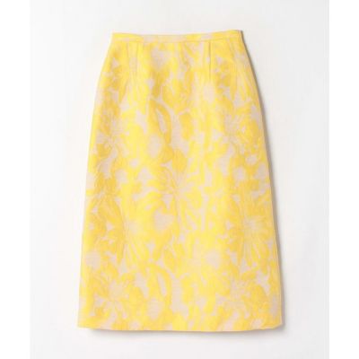 【セットアップ対象商品】【Ｌｏｕｌｏｕ　Ｗｉｌｌｏｕｇｈｂｙ】フラワージャガードＡラインスカート