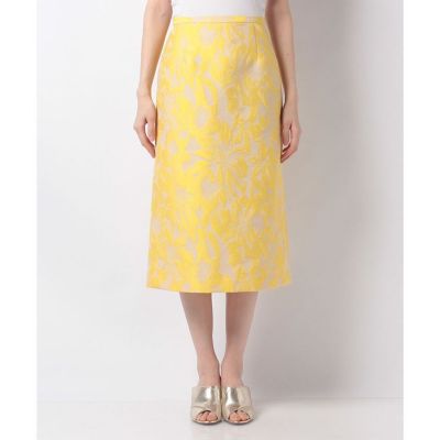 【セットアップ対象商品】【Ｌｏｕｌｏｕ　Ｗｉｌｌｏｕｇｈｂｙ】フラワージャガードＡラインスカート