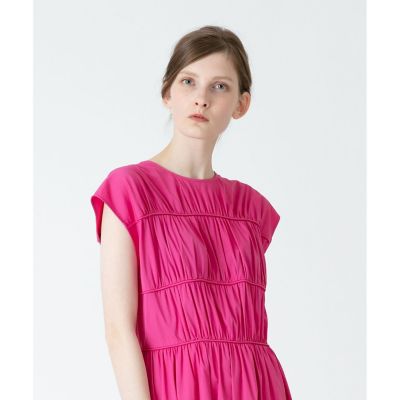 LOULOU WILLOUGHBY】C/Nブロードギャザーワンピース（LOULOU