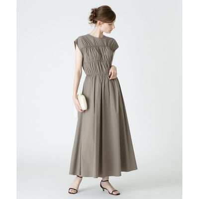 LOULOU WILLOUGHBY】C/Nブロードギャザーワンピース（LOULOU