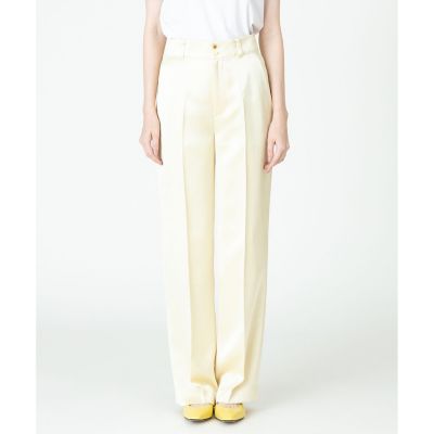 ＜allureville (Women)＞【ＬＯＵＬＯＵ　ＷＩＬＬＯＵＧＨＢＹ】トリアセサテンストレートパンツ
