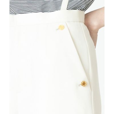 LOULOU WILLOUGHBYポリエステルレーヨンサロペパンツネイビー LOULOU WILLOUGHBY】ポリエステルレーヨン