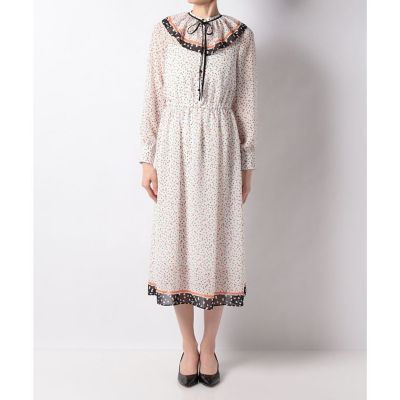 【ＬＯＵＬＯＵ　ＷＩＬＬＯＵＧＨＢＹ】ラインドットプリントワンピース