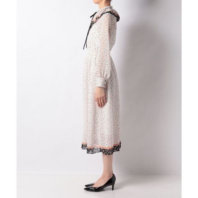 【ＬＯＵＬＯＵ　ＷＩＬＬＯＵＧＨＢＹ】ラインドットプリントワンピース