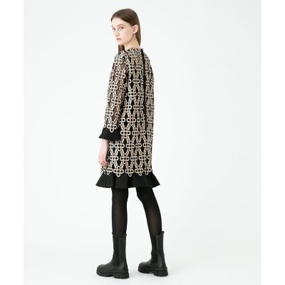 【ＬＯＵＬＯＵ　ＷＩＬＬＯＵＧＨＢＹ】ジオメトリックレースワンピース