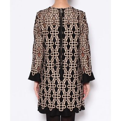 【ＬＯＵＬＯＵ　ＷＩＬＬＯＵＧＨＢＹ】ジオメトリックレースワンピース