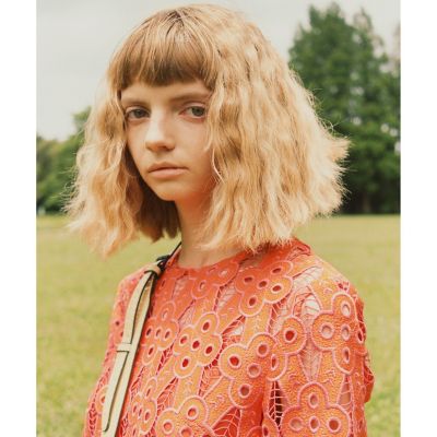 【ＬＯＵＬＯＵ　ＷＩＬＬＯＵＧＨＢＹ】ジオメトリックレースワンピース