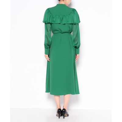 LOULOU WILLOUGHBY】ヨークケープワンピース