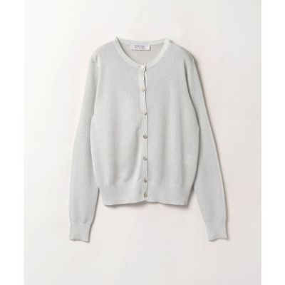 ＜allureville (Women)＞【ＬＯＵＬＯＵ　ＷＩＬＬＯＵＧＨＢＹ】ラメビジューカーディガン