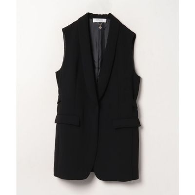 ＜allureville (Women)＞【ＬＯＵＬＯＵ　ＷＩＬＬＯＵＧＨＢＹ】タキシードジレ