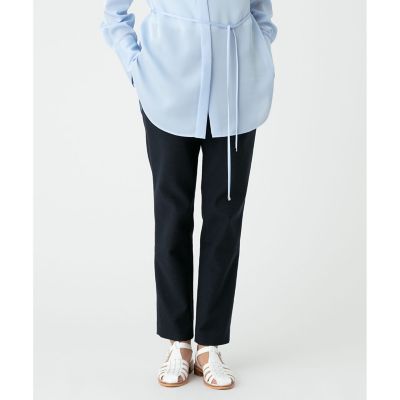＜allureville (Women)＞【ＬＯＵＬＯＵ　ＷＩＬＬＯＵＧＨＢＹ】ドビーストレッチテーパードパンツ