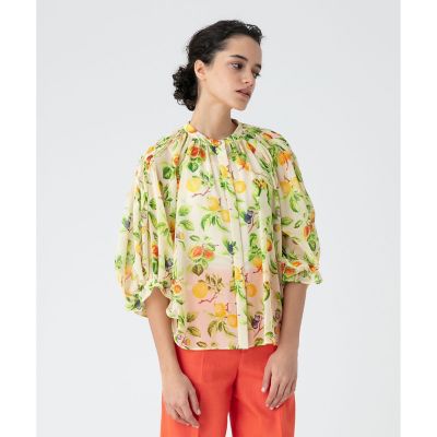 ＜allureville (Women)＞【ＬＯＵＬＯＵ　ＷＩＬＬＯＵＧＨＢＹ】ＲＡＴＴＩフルーツブラウス