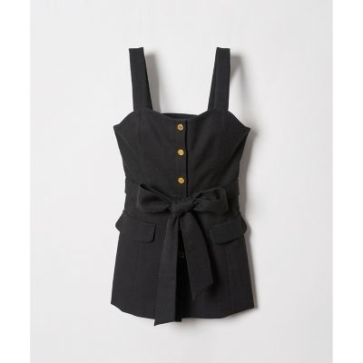 日本人気超絶の LOULOU WILLOUGHBY】ブライトリネンビスチェ トップス