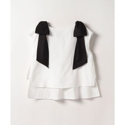 LOULOU WILLOUGHBY - 未使用品 LOULOU WILLOUGHBY コットンダブルクロスブラウス 2 LOULOU WILLOUGHBY】コットンダブルクロス