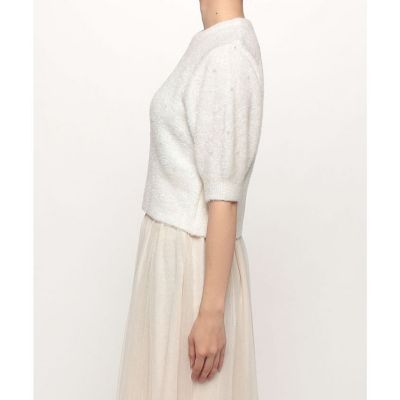 LOULOU WILLOUGHBY】パールスタッズプルオーバー